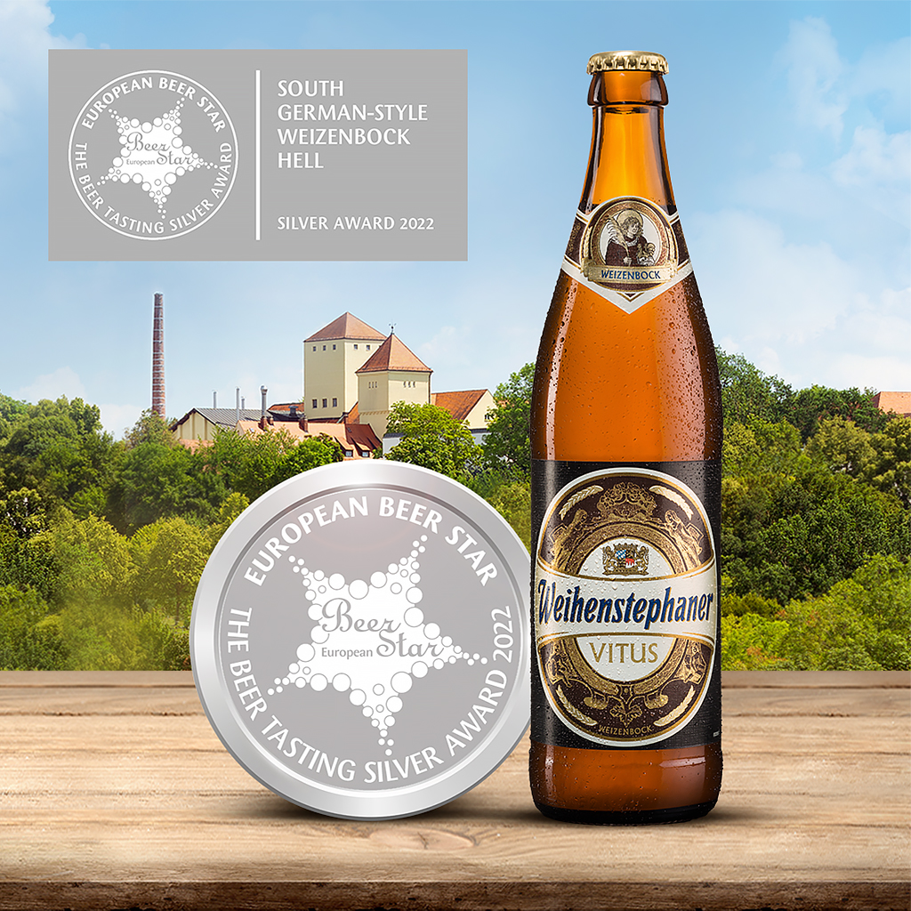 European Beer Star Weizenbock Vitus erneut mit Edelmetall